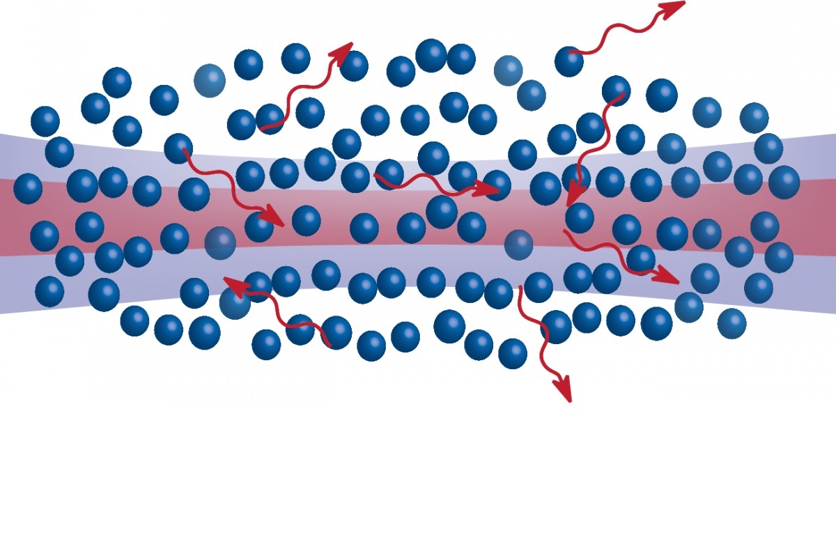 A cloud of Rydberg atoms can scatter most light to whittle a laser down to train of individual photons
