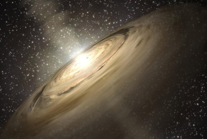 Illustration Of A Protoplanetary Disk Berkeley Aug