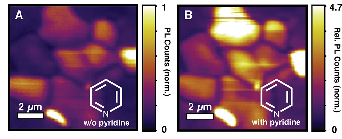 The quality of the perovskite materials for electronic device applications improved after chemical treatment