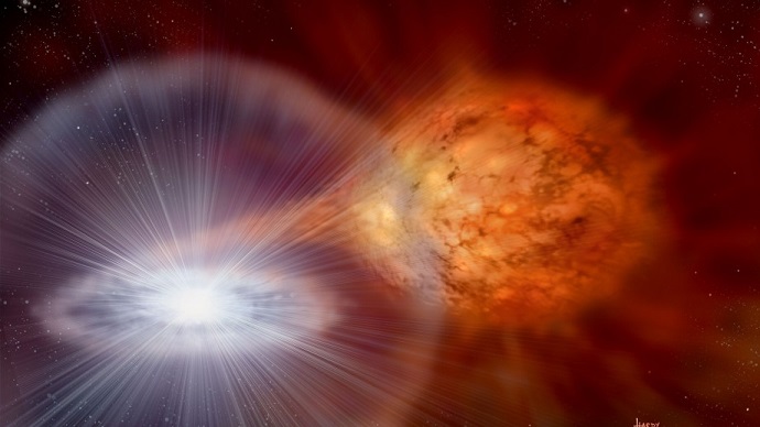 Supernova reserve fuel tank clue to big parents