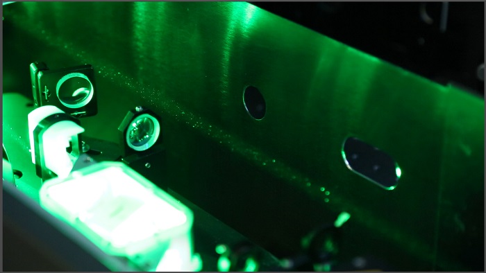 Dust in a Laser Beam