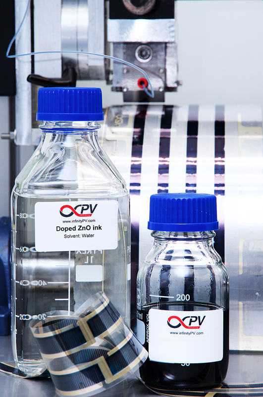 infinityPV offers four inks for sale with optimized photovoltaic properties and tailored visual impressions